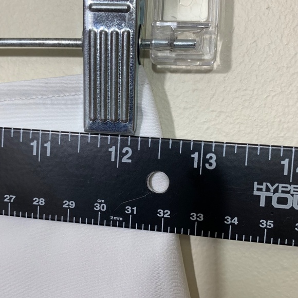 SHEIN White Mini Skirt XS US 2 Front Slit Bodycon Stretchy High Waist - Picture 3 of 7